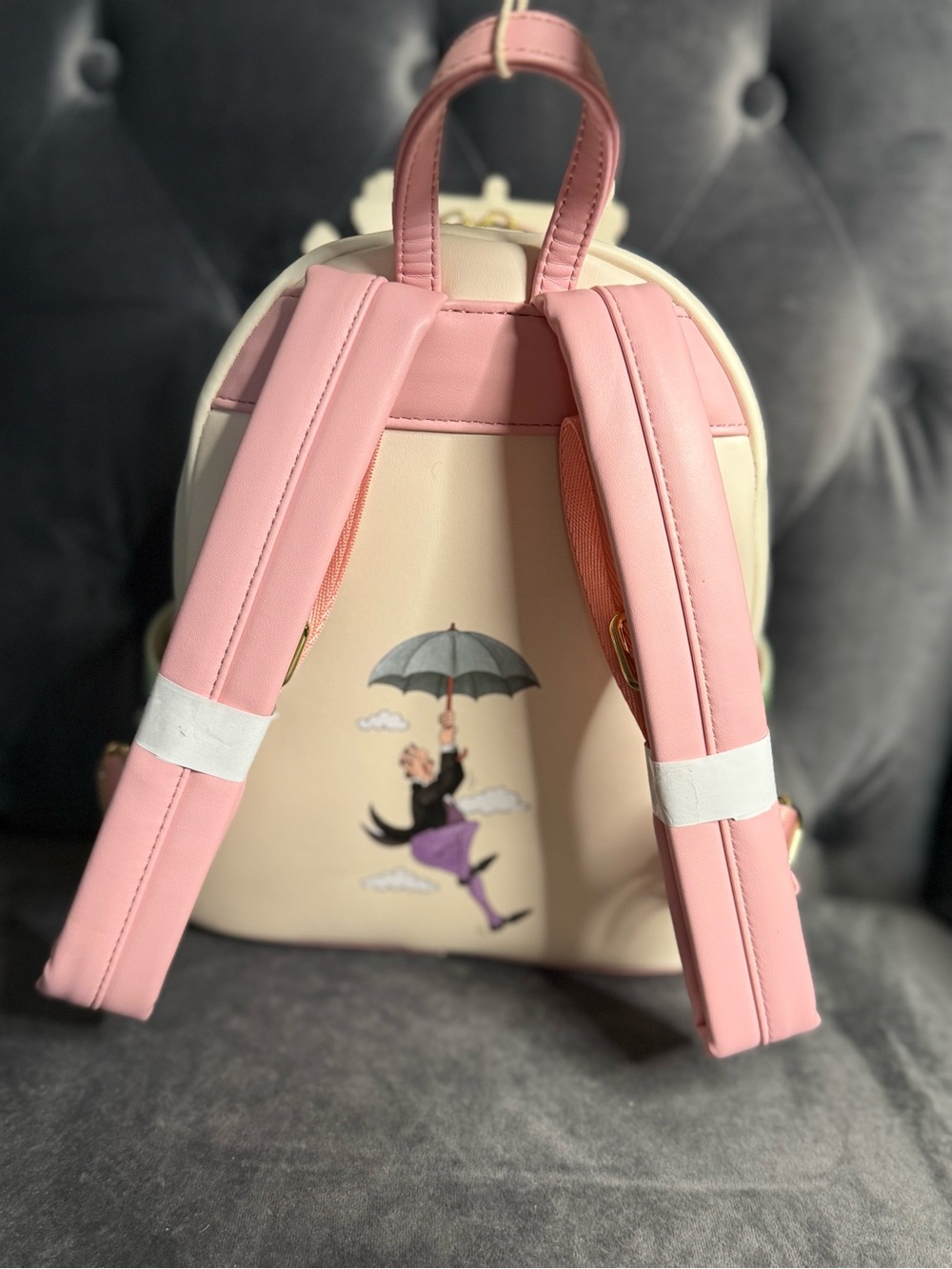 Loungefly Pastel Storybook House & Kitten Mini Backpack - Picture 11 of 15